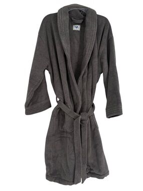 My Pillow Sleepwear Women’s Robe Size Medium Gray Midi Long sleeve heavyweight